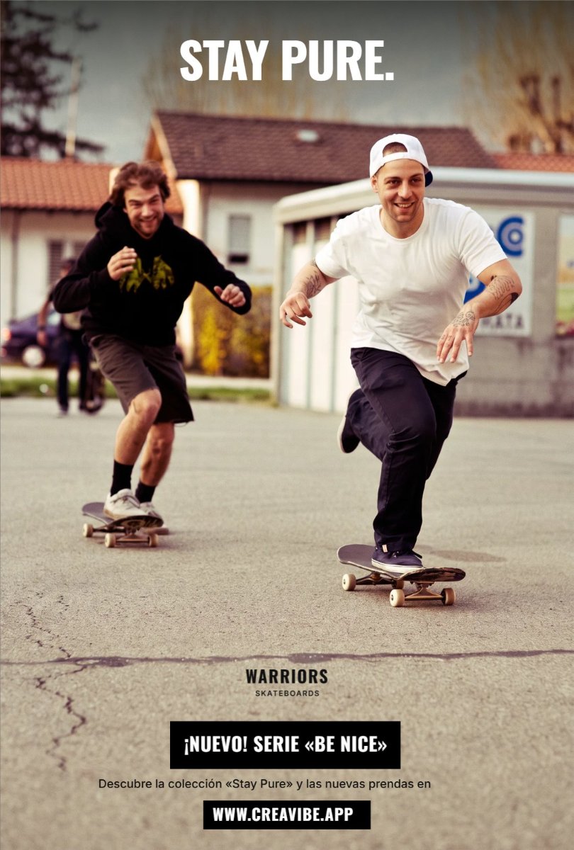 Cartel Skate Urbano — Stay Pure
