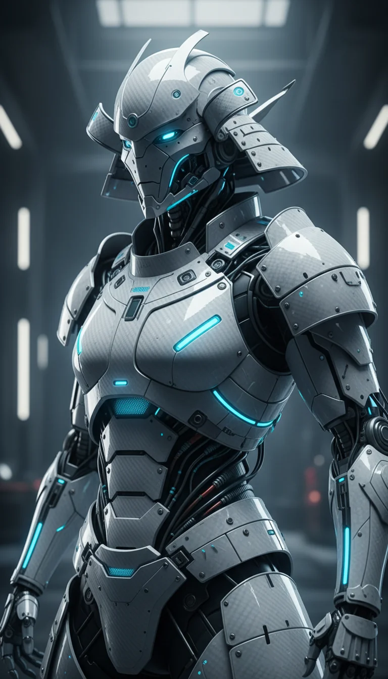 Guerrero Cyborg de Alta Tecnología