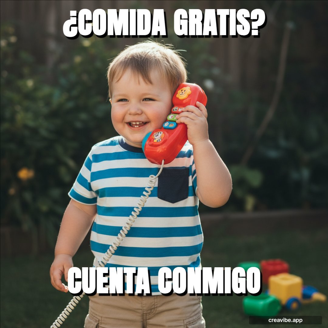 Meme bebé al teléfono: oferta irresistible